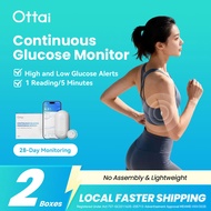 Ottai CGM 2 Sets 24h Real-time Continuous Glucose Monitoring Sensor Blood Glucose Monitor