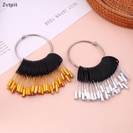 [ZVP] 30Pcs/Set Hair Patterns for Color Hair Rings Test / Card / Chart for Salon Dyeing Hairdresser 