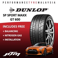 20 inch DUNLOP SP SPORT MAXX GT600 Run Flat RFT 255/40R20 285/35R20 Tyre (FREE INSTALLATION) NISSAN 