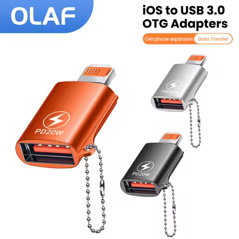 USB 3.0 to Lightning Adapter OTG For iPhone iPad Tablet U Disk Lighting Male to USB Female Converter