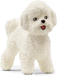 Schleich Farm World New 2023, Farm Animal Toys for Boys and Girls, Bichon Frise Toy Dog Figurine, Ag