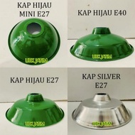 HIJAU LARGE STREET CAP E27 MINI GREEN WD CAP/ GREEN WD CAP HANGING ALMINI ANTI-RUST