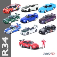 INNO64 scale 1/64 diecast Nissan Skyline R34