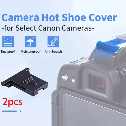 2x Camera Hot Shoe Cover Cap Protector for Canon EOS R100 R5 R6 RP R 7D Mark II 6D 5D Mark IV Rebel 