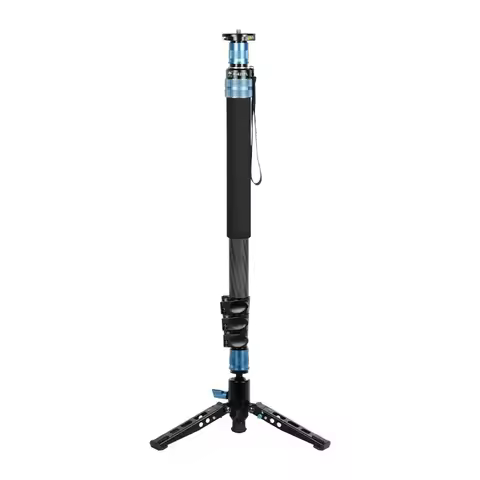SIRUI P-424FS P-424FL Multifunction Carbon Fibre Monopod Single Leg Stand