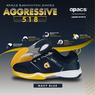 (FREE SHOES BAG) APACS INDOOR/BADMINTON SHOES AGGRESSIVE 518