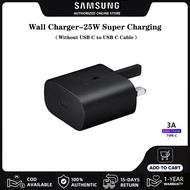 Samsung Charger 25W Super Charging Adapter EP-TA800 Original Travel Wall Chargers for Galaxy A91 A90 A70 A71 S10 10+ S20 S21 S22 Ultra Note 20 10 10+