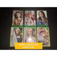TWICE POB photocard - More & More With Youth pc Nayeon Dahyun Mina Jihyo Tzuyu Chaeyoung Jeongyeon