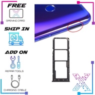 For Realme 5 Sim Tray Sim Slot Sim Holder Phone Sim Card Tray Sim Adapter Card Slot Tray Sim Holder 