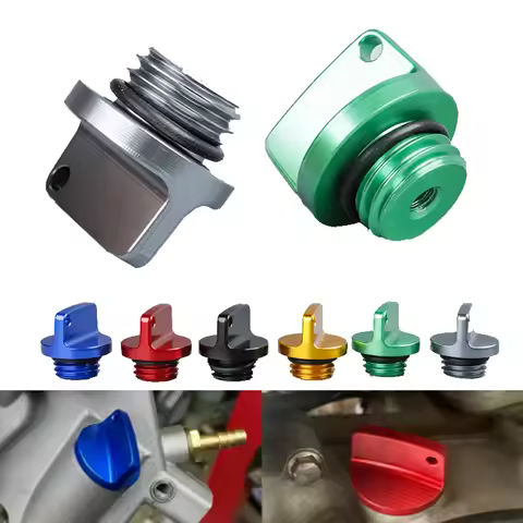 Motorcycle M20*2.5 Crankcase Cap CNC Engine Oil Filler Screw Cover Plug For CR CRF XR YZ WR TTR KX K