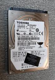 2.5吋_TOSHIBA - 250G_SATA_MK2556GSY (無壞軌.可格式化/健康狀態有警告)