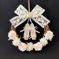 芭蕾舞鞋頭 x 花環