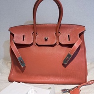 Hermes✨Birkin35 birkin 35 拼色鉑金包 55 rouge