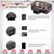 CAJA1 D Tap to USB Adapter, V-Mount Battery 11V-17V Power Adapter, Portable Male to Female Universal