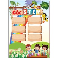 Góc Stem - Trang Trí Tiểu Học - Mầm Non Bảng Biểu Trang Trí - Stem 5