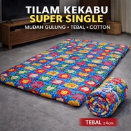 Tilam Kekabu Gulung toto Super Single – Ringan & Mudah Simpan – Mudah Gulung & Portable (Cotton)