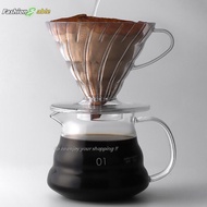 FAMY 60 Coffee Dripper Resin Coffee Filter for Pour Over Barista Coffee Brewing V02 Coffee Funnel Fi