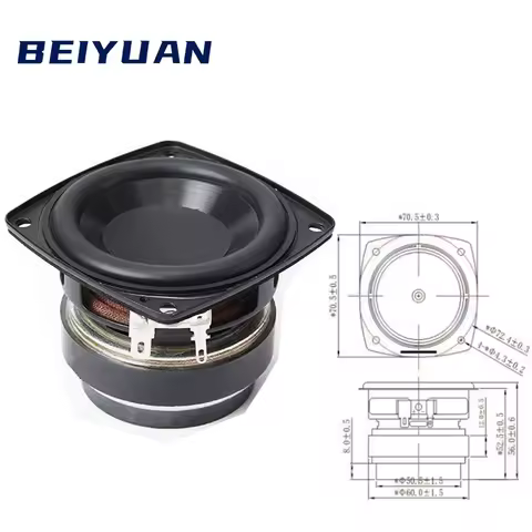 1Pcs 2.75 Inch Full Range Audio Speaker For JBL Xtreme 2 Loudspeaker 4 Ohm 20W DIY Music Portable Bl
