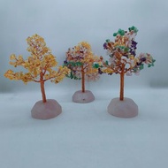 水晶樹 贈木製旋轉底座 天然水晶創作 招財水晶