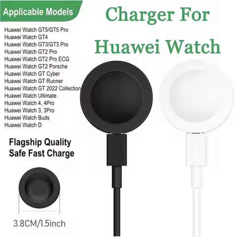 Charger For Huawei Watch GT5 Pro/GT5/GT4/GT3 Pro/GT3/Buds/4/4 Pro/3/3 Pro/3 Pro New/GT2 Pro Smart Wa