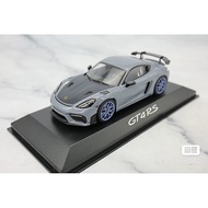 [Ready Stock] minichamps Mini Cut 1/43 Porsche 718 Cayman GT4 RS Gray Alloy Material, with Original 