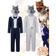 The Bad Guys Mr. Wolf Character Costume for Halloween Stage Play