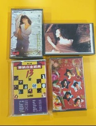 鄺美雲 心動+寂寞的風/華納白金經典13 首 第三輯 王傑 周啓生 林姍姍 陳百強/寶麗金十五週年特輯 達明一派 蔡國權 陳慧嫻 錄音帶 卡帶  磁帶  盒帶