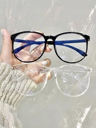 2pcs/1pc Glasses, Computer Reading/Gaming/TV/Phones Glasses For Women Men,Anti Eyestrain & UV Glare