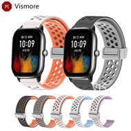 Hexagonal pore folding magnetic buckle strap For Huami Amazfit GTS2 GTS4 mini GTS3 GTS2e GTS 2 3 4 2