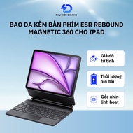 ESR Rebound Magnetic 360 Leather Keyboard Case for iPad Pro/Air 2024 - Black