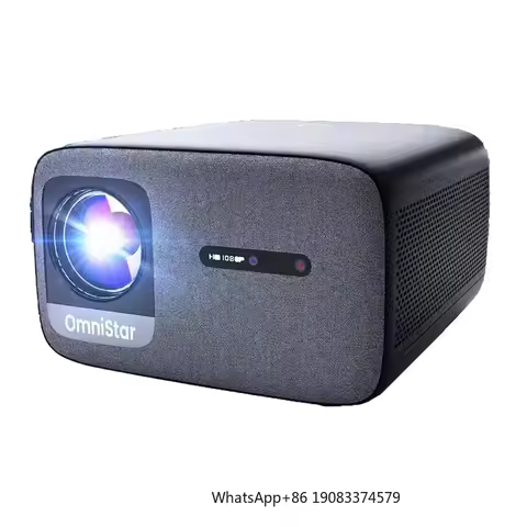 OmniStar L80 Professional 1080P LED Video Projector Portable 1500 Ansi Lumen Smart Home Cinema Proje