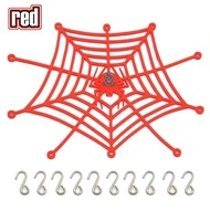 Silicone Car Roof Flexible Spider Web Style Baggage Net for 1/10 D90 SCX10 TRX-4 TRX4 RC Car Replace