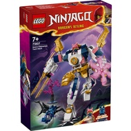 LEGO 71807 Ninjago Sora's Elemental Tech Mech Building Toy Set (209 Pieces)