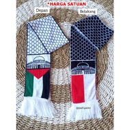 BISA COD Syal rajut Palestina Indonesia selendang bahan lembut tebal panjang 130 cm Aksesoris Tambah