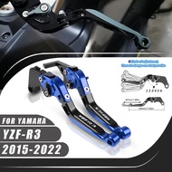 Motorcycle Accessories Folding Extendable Brake Clutch Levers For YAMAHA R3 YZF-R3 YZFR3 2014-2018 2