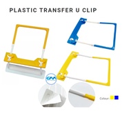 Plastic Transfer U Clip | Paper Fastener U Clip | Hospital Filing Clips Self-adhesive U Clip Binder