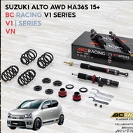 BC Racing V1 Series High Low Soft Hard Adjustable Absorber for Suzuki Alto AWD HA36S 15+