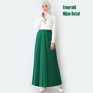 (Art. Vc7382w) PREMIUM PLISKET Skirt / MUSLIM Long Skirt / MAYUNG PREMIUM HYGET Materials