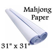 White mahjong paper/KERTAS mahjong putih/KERTAS kraft putih 50s