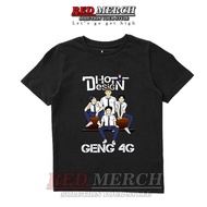 Baju Kanak-Kanak Unisex Dhot Design Genk 4G – Geng YouTuber, Cotton Combed 24S, Trendy & Selesa T-Sh