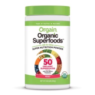 Orgain, Organic Superfoods, All-In-One Super Nutrition, Berry Flavor, 0.62 lbs (280 g), Probiotics &