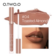 O.TWO.O Lip Gloss 12 Colors Velvet Matte Waterproof Long-Lasting Lip Glaze Lip Makeup Liquid Lipstic