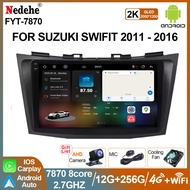 7870 2.7GHZ CPU Android Player for Suzuki Swift 2012-2016 Carplay 2K QLED Screen 360 DSP DTS 4G