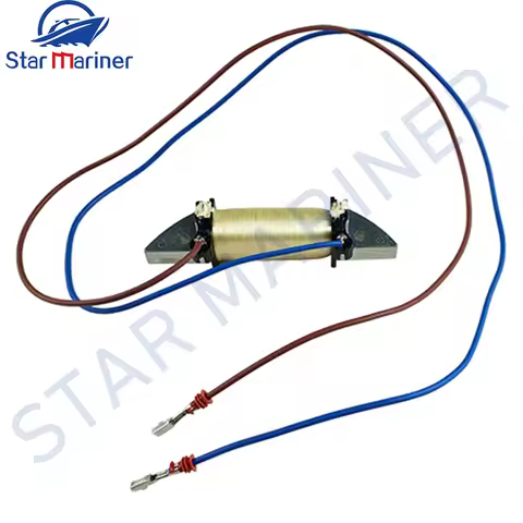 6F5-85520-10 CHARGER CHARGE COIL ASSY Fit For Yamaha Outboard Motor 40HP 40 E40 JK G0 6H9 6F5-85520 