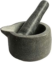 YWAWJ Natural Stone Stone Kitchen Garlic Medicine Granite Stone Spice Grinder Granite Stone Raft Mortar and Pestle Set