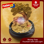 Money Tree Water Fountain With Led Light | Feng Shui by PakBet TV