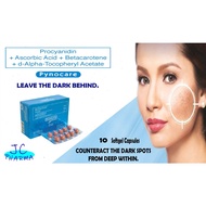 Authentic PynoCare 40 Actisome Whitening Anti Melasma 10 Soft Gel Capsules