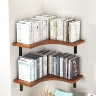 【TikTok】Van Lilin（FANLILIN）Wall Bookshelf Wall-Mounted Corner Shelf Wall-Mounted Wall-Mounted Corner Multi-Layer Shelf S