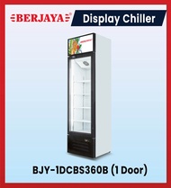 Berjaya Display Chiller (1 Door) BJY-1DCBS360B | Refrigerator Chiller Showcase for Beverage, Cake, Dessert, Vegetable, Fruit, etc