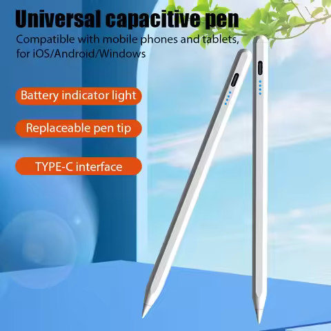 Universal Stylus Pen For Android/iOS/Windows Touch Screen Capacitive Pen Rechargeable Tilt iPad Styl